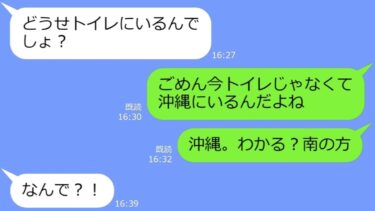 【LINE】クレクレが激しい出戻り義妹が新婚旅行にタダ便乗 →非常識DQNが現地に到着したのを見計らい『衝撃の事実』を伝えた時の反応がw【総集編】【LINEサロン】
