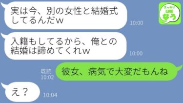 【LINE】結婚式当日にドタキャンで浮気相手と入籍してたクズ婚約者→ダブルブッキングした勘違い略奪男に相手のある真実を教えてやった時の反応が…w【総集編】【スッキリLINEなう】