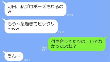 【LINE】プロポーズされるのが自分だと勘違いして勝手に寿退社した同僚女→勘違い先走り女に衝撃の事実を告げた結果ｗ【総集編】【LINEサロン】