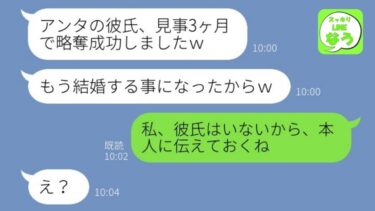 【LINE】同窓会で再会した幼馴染から略奪連絡「10年ぶりにアンタの彼氏と結婚するわw」→勘違い女が衝撃の事実を知ってからの悲惨な末路がwww【総集編】【スッキリLINEなう】