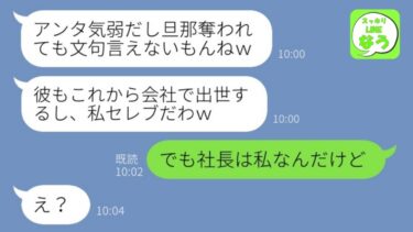 【LINE】気弱な姉の旦那を奪った妹から舐めた略奪連絡「結婚するからすぐ出てけw」→離婚後、勝ち誇る浮気女がある復讐で態度が一変しwww【総集編】【スッキリLINEなう】