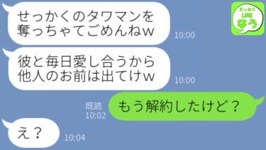 【LINE】購入したタワマン最上階を占拠して勝手に夫と同棲し始めた浮気女「今日から私と彼がここに住むからw他人のお前は出てけw」→勘違いする略奪女にある事実を教えた結果がwww【スッキリLINEなう】