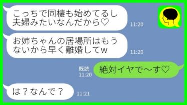 【LINE】単身赴任中の夫と浮気した妹から堂々の略奪宣言「早く離婚してw」私「絶対イヤで～す♡」妹「は？」実は…【ミドリのネタ帳】