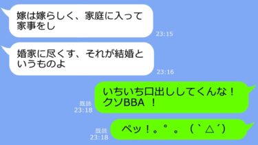 【LINE】義実家に帰省した時、特上寿司を私の分だけ注文しない姑「忘れたｗ」→嫁いびりが趣味のDQN女にブチギレた結果ｗ【LINEサロン】