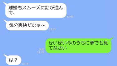 【LINE】新婚旅行先で偶然を装い元カノと合流する夫「これは運命w元カノとヨリ戻すw」→ムカついたので速攻離婚して復讐プランを実行した結果w【LINEサロン】