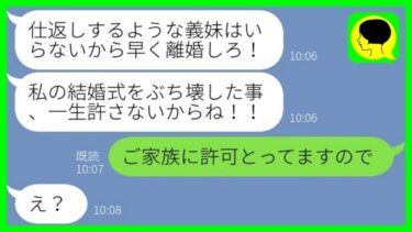 【LINE】育ての兄の結婚式にご祝儀100万を包むと姑がブチ切れ離婚要求→言われた通りにすると私が泣いて謝ると思った意地悪義母が大慌て…【総集編】【ミドリのネタ帳】