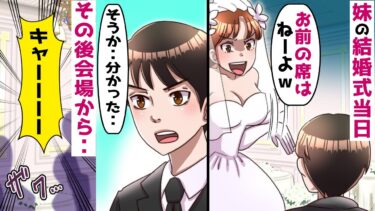仲の良かった妹の結婚式当日、妹「お前の席なんかないよｗ」→俺「じゃあ帰る」その後･･【スカッと総集編】【知人のLINE物語】