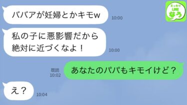 【LINE】41才で高齢出産した私を見下す20歳で妊娠した夫の連れ子「ババアが妊婦とかキモイ」→私「あんた何も知らないのねw」勝ち誇る連れ子に衝撃の真実を伝えたらwww【スッキリLINEなう】
