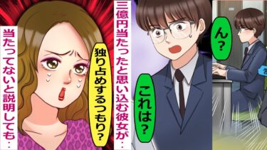 俺が宝くじで３億円当たったと思い込んでいる彼女「もので愛を証明して！」･･【スカッと総集編】【知人のLINE物語】