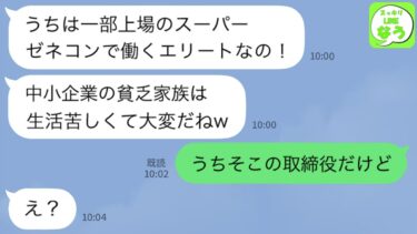 【LINE】金持ちマウントで常に上から目線のウザい妹→見栄っ張りの価値観バグり女に衝撃の事実を伝えて立場逆転した結果www【スッキリLINEなう】