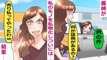 義姉が私の化粧品やアクセサリを勝手に持って帰り、売り払ってしまうので･･【スカッとする話】【知人のLINE物語】