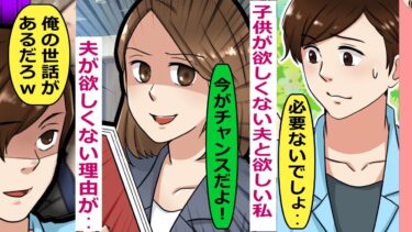 子どもが欲しくない夫と夫婦で話し合うも、平行線。欲しくない理由が･･【スカッと総集編】【知人のLINE物語】