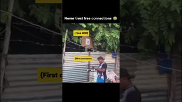 Never trust free connections 😂【毎日やっちったカーニバル】