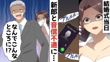 【LINE】結婚式当日、年収3000万自営業で時間にルーズな新郎と音信不通に…さすがにおかしいと新郎を探した結果‥衝撃の事態が！！？？【スカッと】【スカッと生活】