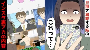 【LINE】年収7000万イケメン旦那を溺愛する嫁いびり姑「こんな料理あの子に食べさせないで！！」⇒たまたま見つけた姑のインスタ裏アカの内容が鳥肌ものだった…ww【スカッと】【スカッと生活】