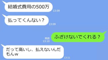 【LINE】私の婚約者を500万の結婚式ごと奪い取った幼馴染から略奪連絡「支払いよろしくw」→次の瞬間、勘違い女に衝撃の真実を伝えた時の反応かw【総集編】【LINEサロン】