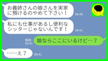 【LINE】弟嫁から突然のブチ切れ連絡「いつまで娘さんを実家に預けておくつもりですか？！」私「娘ならここにいるけど…？」→実家で弟嫁に丸投げの子供の正体が発覚した結果www【ミドリのネタ帳】